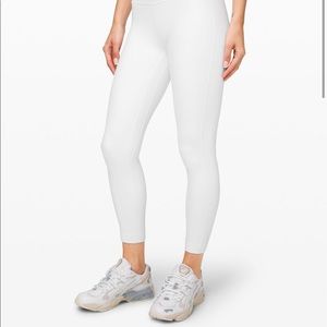 White Lululemon Align 25”